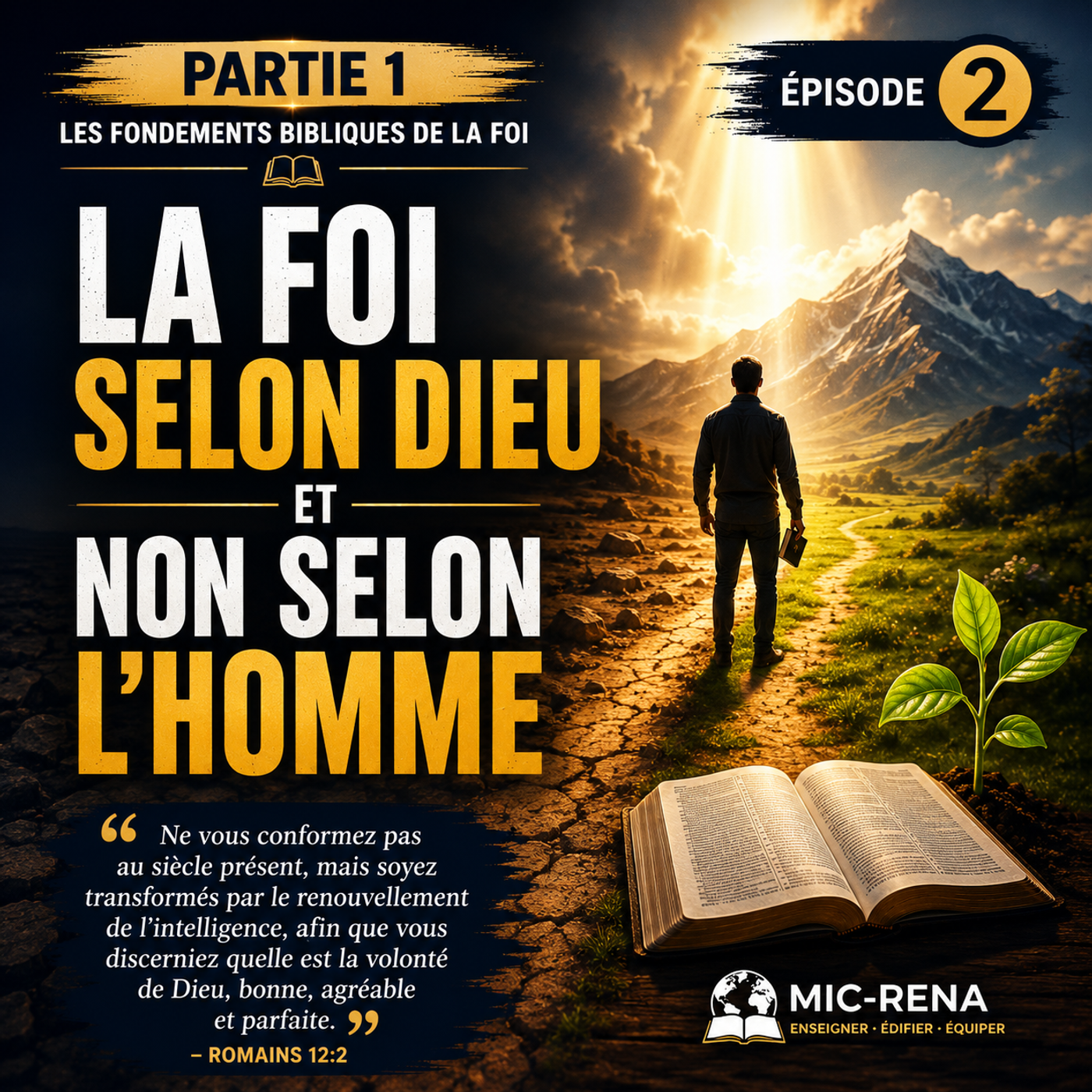 Couverture de l’épisode : La foi selon Dieu et non selon l’homme – Épisode 2 : les fondements bibliques de la foi